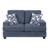 Sarah Blue Loveseat
