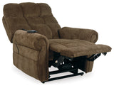 Ernestine Truffle Power Lift Recliner - Ornate Home