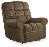 Ernestine Truffle Power Lift Recliner - Ornate Home