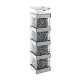 Noralie Mirrored/Faux Diamonds Candle Holder (Set of 2)