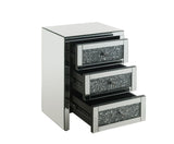 Noralie Mirrored/Faux Diamonds Accent Table