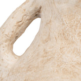Ferris White X-Large Paper Mache Vase with Handles
