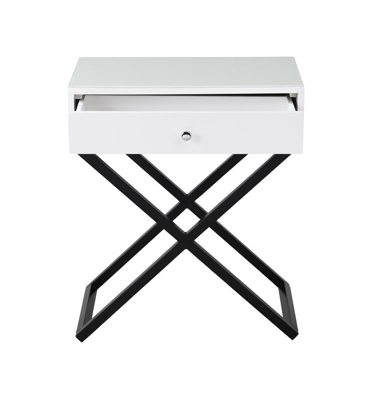 Koda White 23"W Nightstand