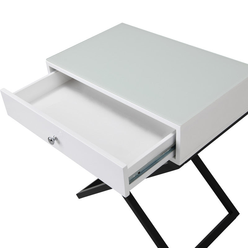 Koda White 23"W Nightstand