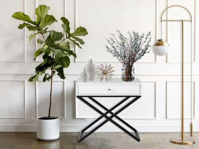 Koda White 23"W Nightstand