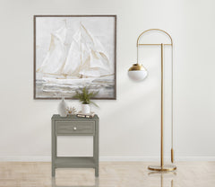 Dylan Taupe 23"W Nightstand