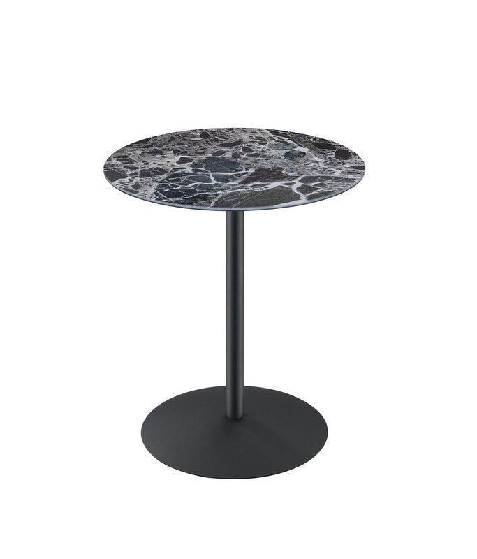 Circa Black Marble 17.5"W End Table