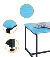 GT Blue 39.5"W 3-Piece Coffee & End Table Set
