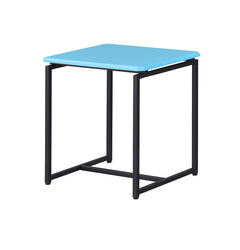 GT Blue 39.5"W 3-Piece Coffee & End Table Set