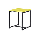 GT Yellow 39.5"W 3-Piece Coffee & End Table Set