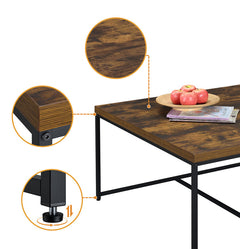 Caitlin Weathered Oak 35"W 5-Piece Coffee Table Set