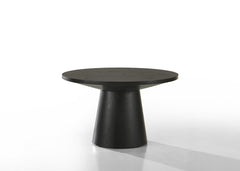 Jasper Ebony Black 2-Piece Round Coffee & End Table Set