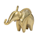 Bonilla Gold Metal Trunk Up Elephant