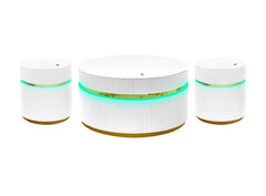 Tavita White 3-Piece Round Coffee Table Set