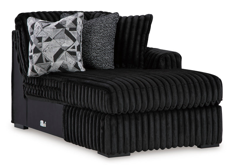 Midnight-Madness Onyx Corduroy Modular Sectional Units - Create your own Style - Ornate Home