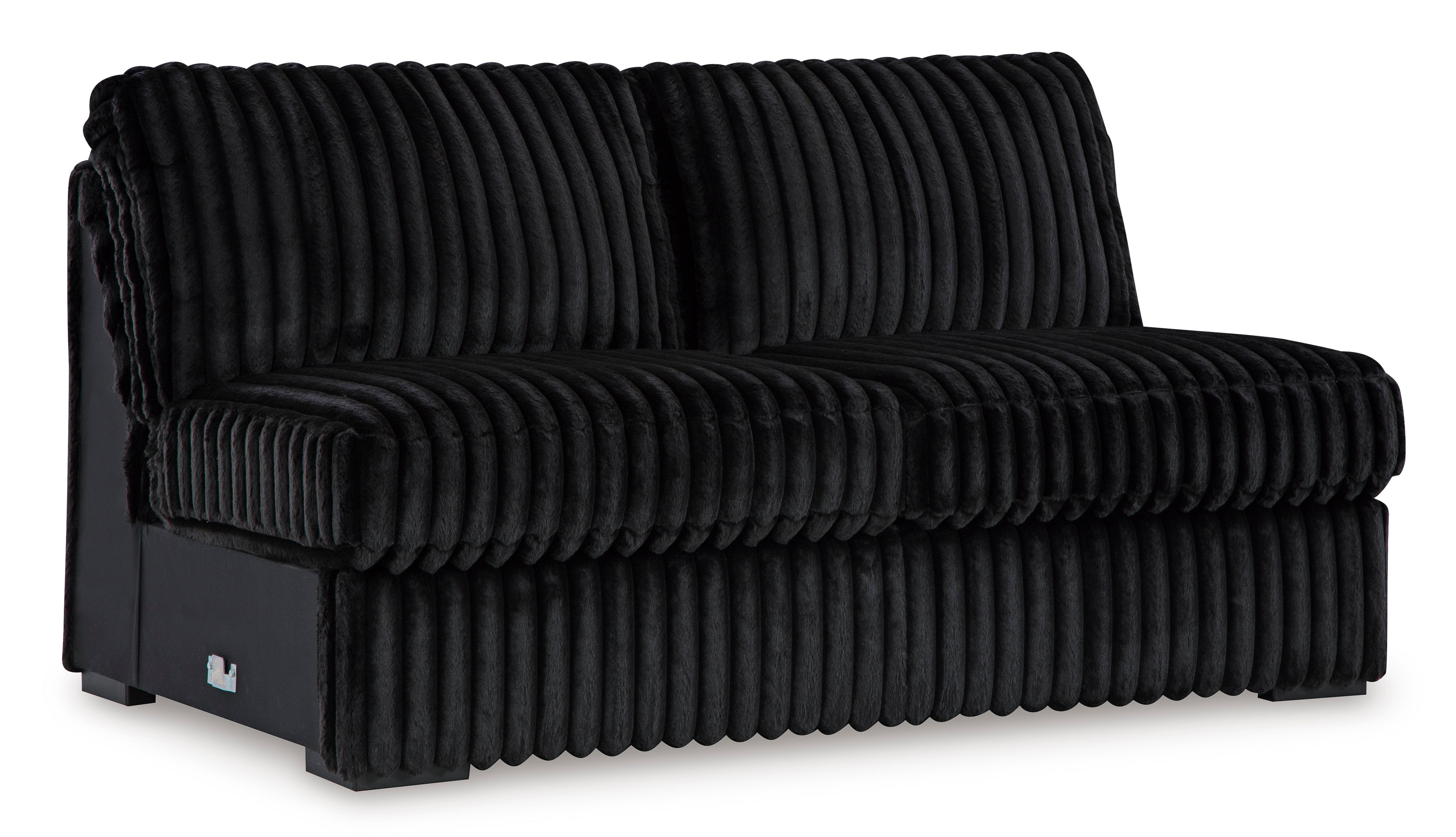 Midnight-Madness Onyx Corduroy Modular Sectional Units - Create your own Style - Ornate Home