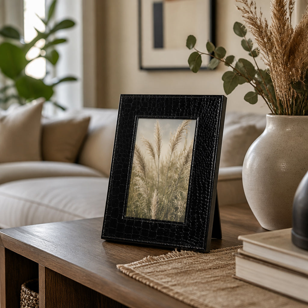 Hayfield Black/Natural/White 4x6 Resin Pattern Frame