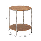 Adna Brown Side Table