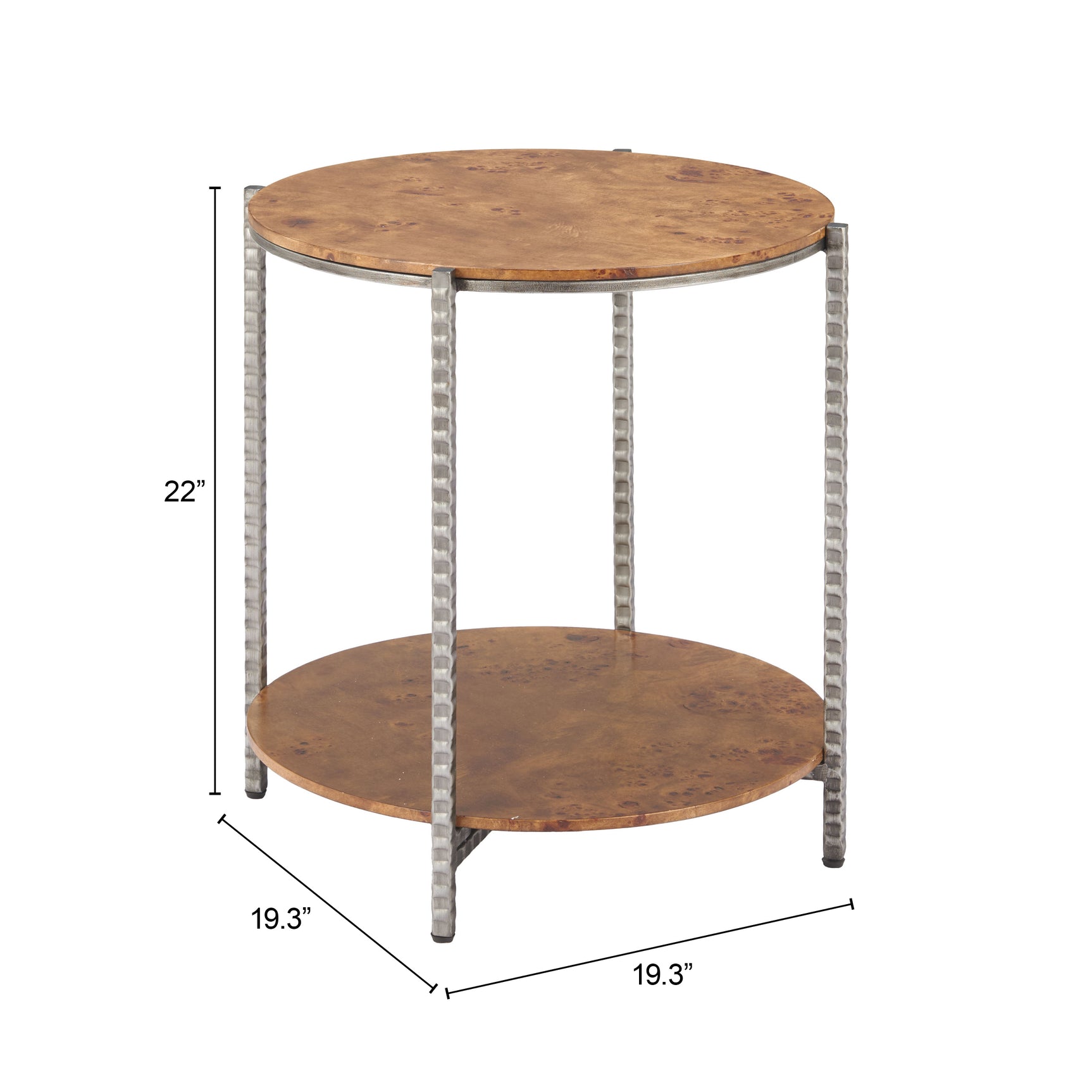 Adna Brown Side Table