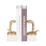 Altamont Gold Snake Bookends (Set of 2)