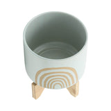 Lovelock Mint Arch Planters with Stand (Set of 2)