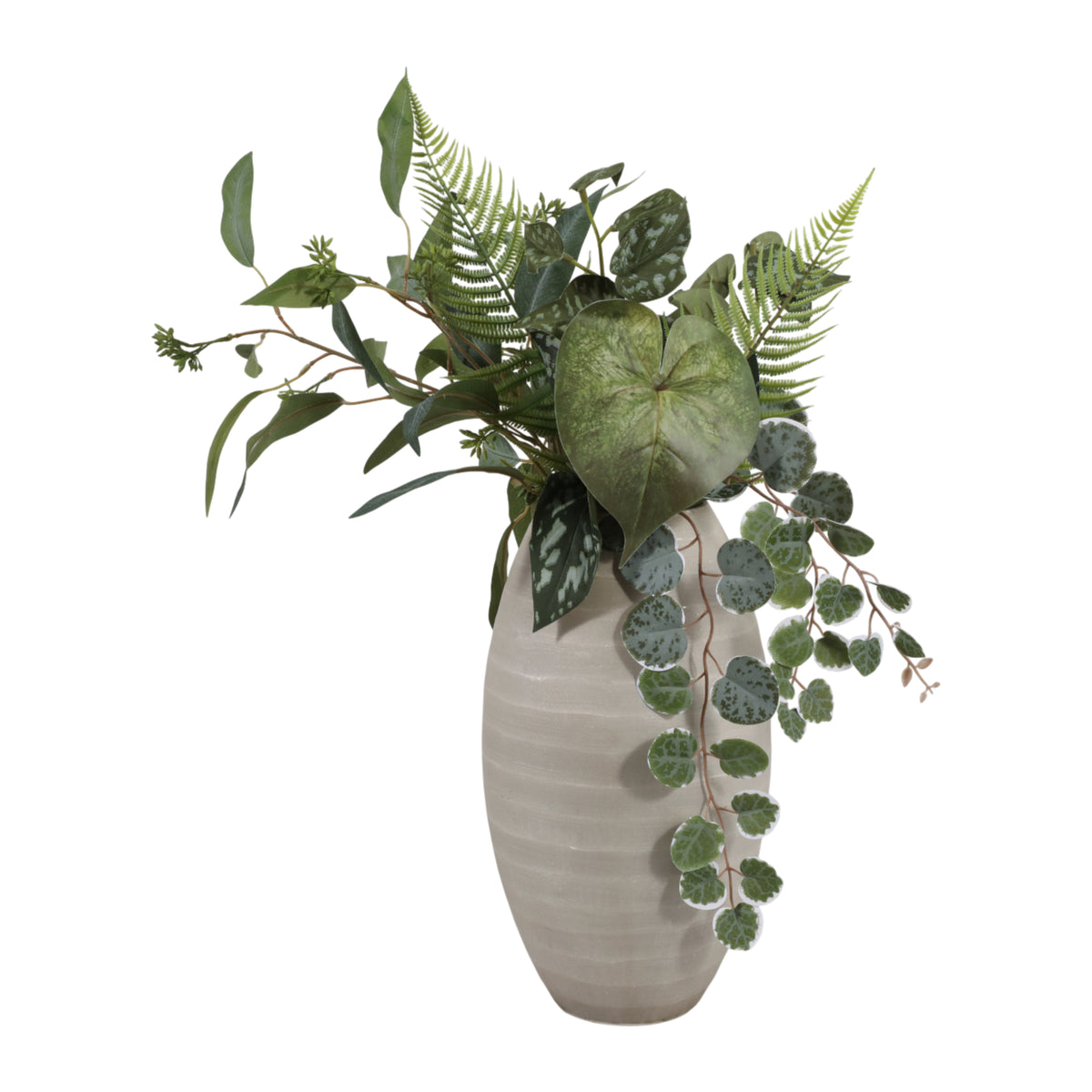 Finleyton Gray Glass Vase
