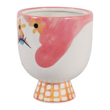 Garsonholm Pink/White/Orange Planter