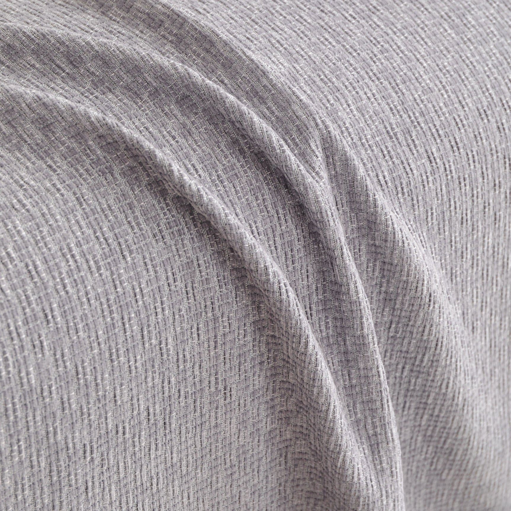 Textured Woven Modern Sofa Cover, Natural Blend Decorative Couch Throw Blanket