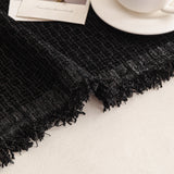 Textured Woven Modern Sofa Cover, Natural Blend Decorative Couch Throw Blanket