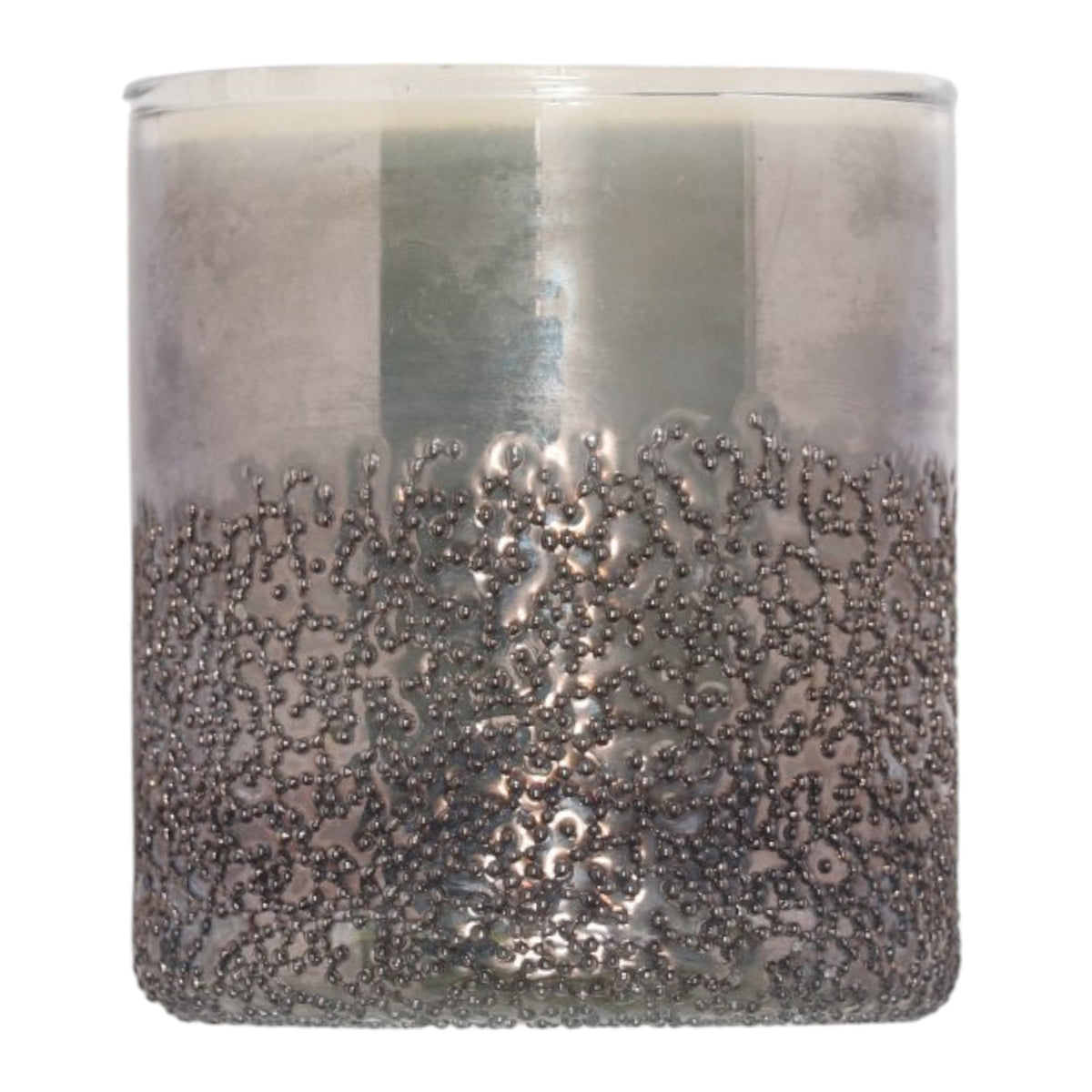 Kellogg Smoke/Clear Warm Vanilla Bubble Glass Candle