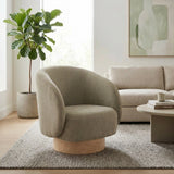 Curtis Sage Green Modern Swivel Accent Chair