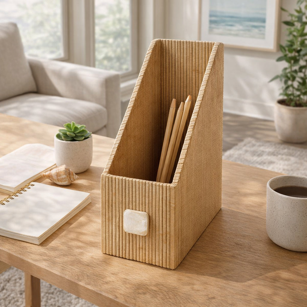 Woodsonbeach Tan/Ivory File Organizer