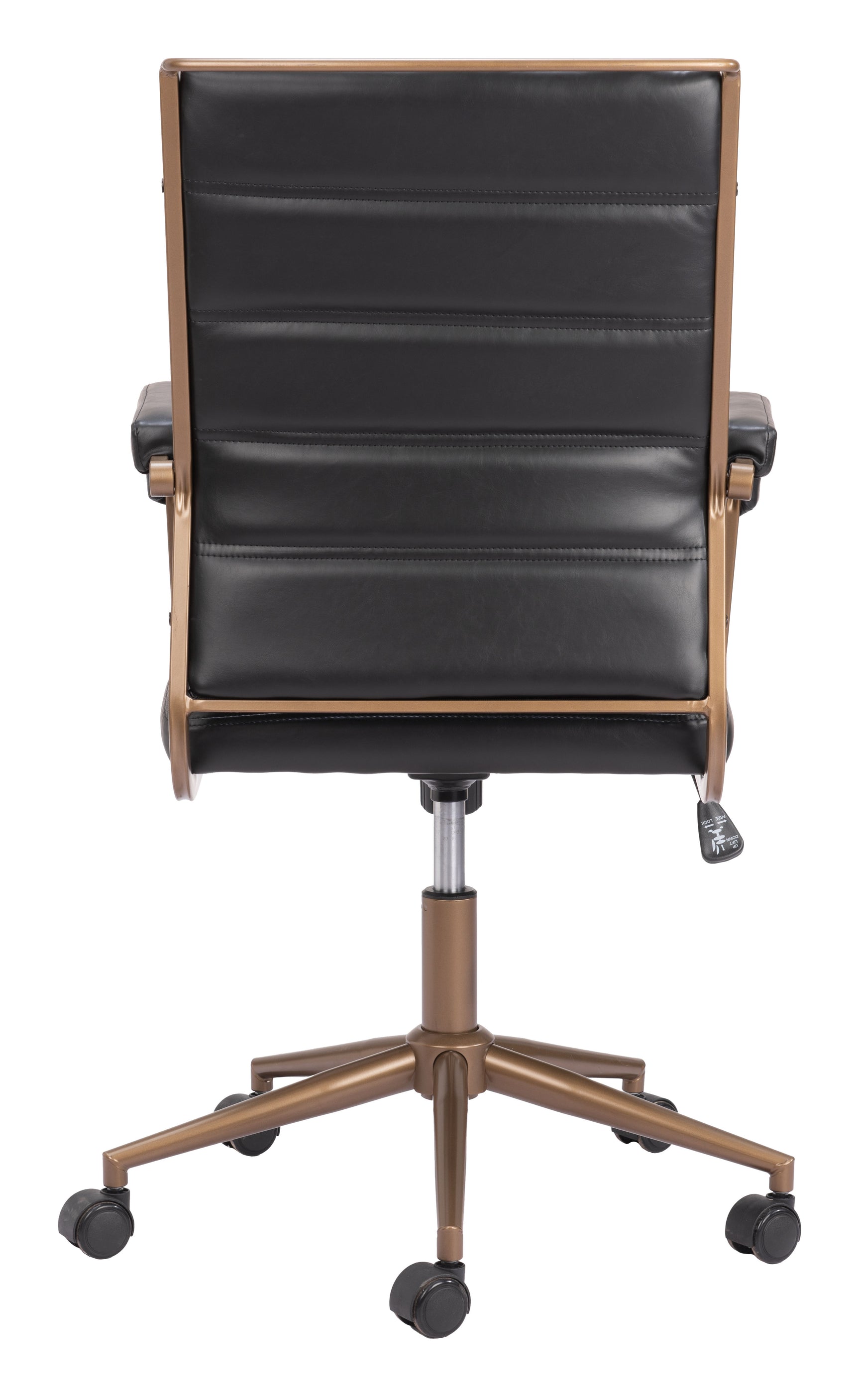 Auction Vintage Black Office Chair