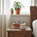Cadiz White Sea Salt and Lemon Ridged Candle