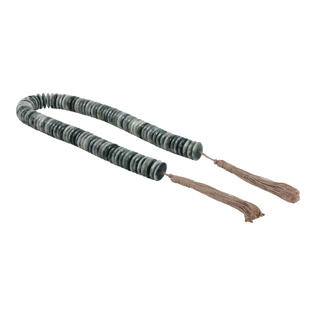Natividad Blue/Green Flat Bead Garland