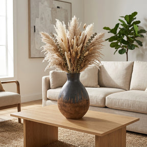 Monroemill Black/Brown Small Vase