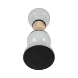 Lafayette White Small Glass Candle Holder