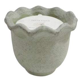 Atwood Sage Green Wild Fig and Cassis Scallop Candle