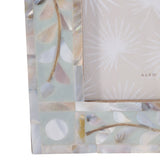 Chorro Ivory/Blue Small Mop Inlay Photo Frame