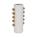 Garsonham White/Gold Vase