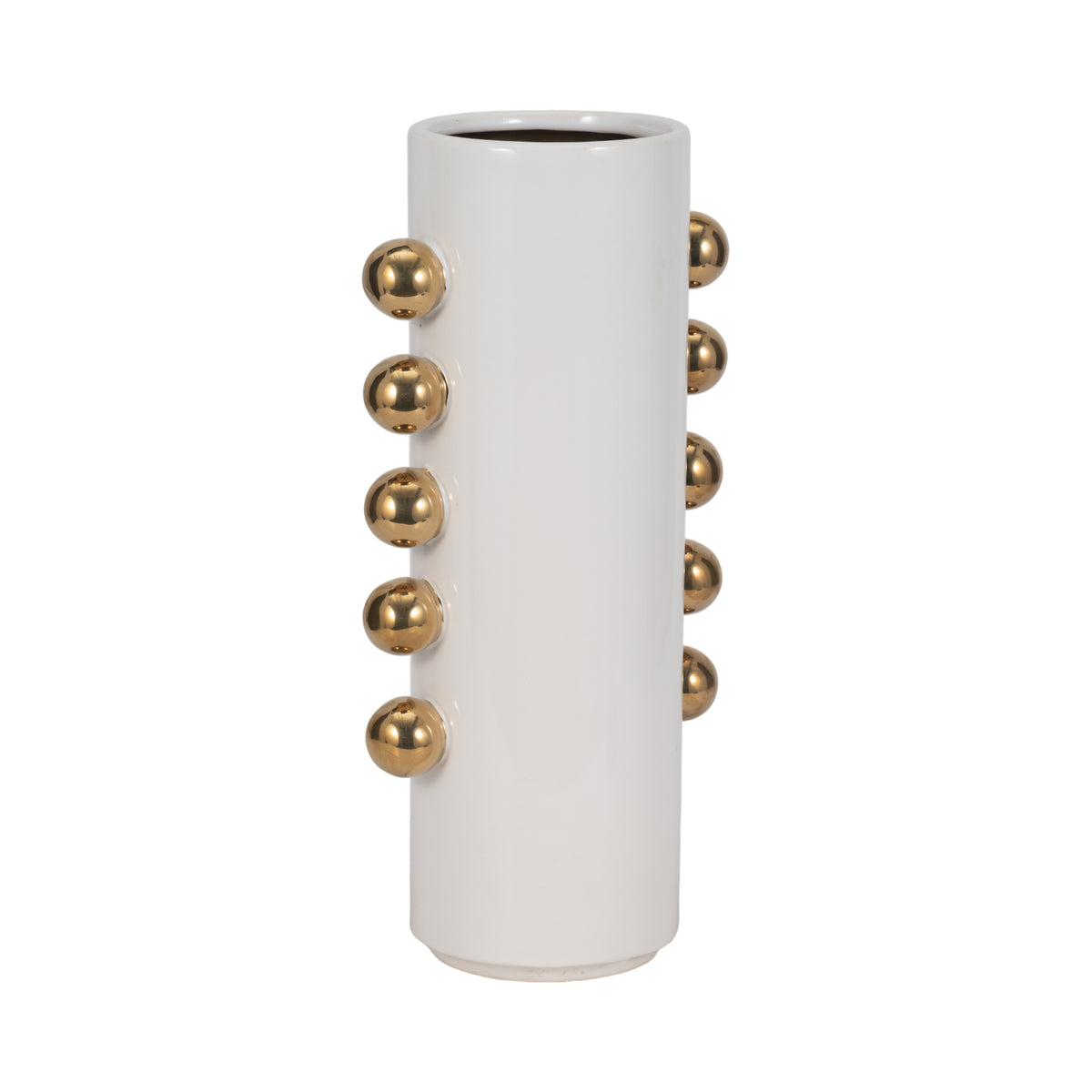 Garsonham White/Gold Vase