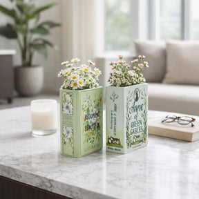 Aptos Multicolor Spring Book Vases (Set of 2)