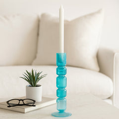 Isle Blue Candle Holder
