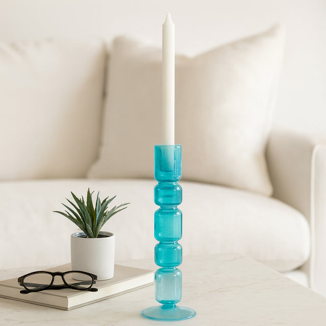 Isle Blue Candle Holder