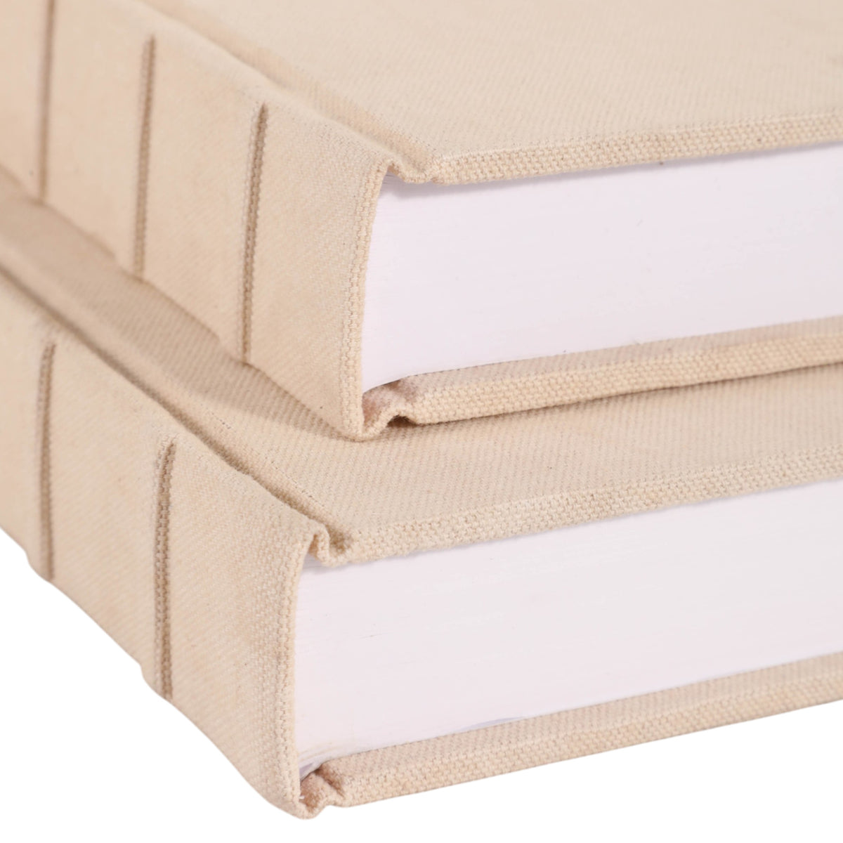 Tobin Ivory Canvas Decorative Note Book (Set of 2)