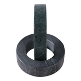 Elgin Green/Black Marble Double Ring