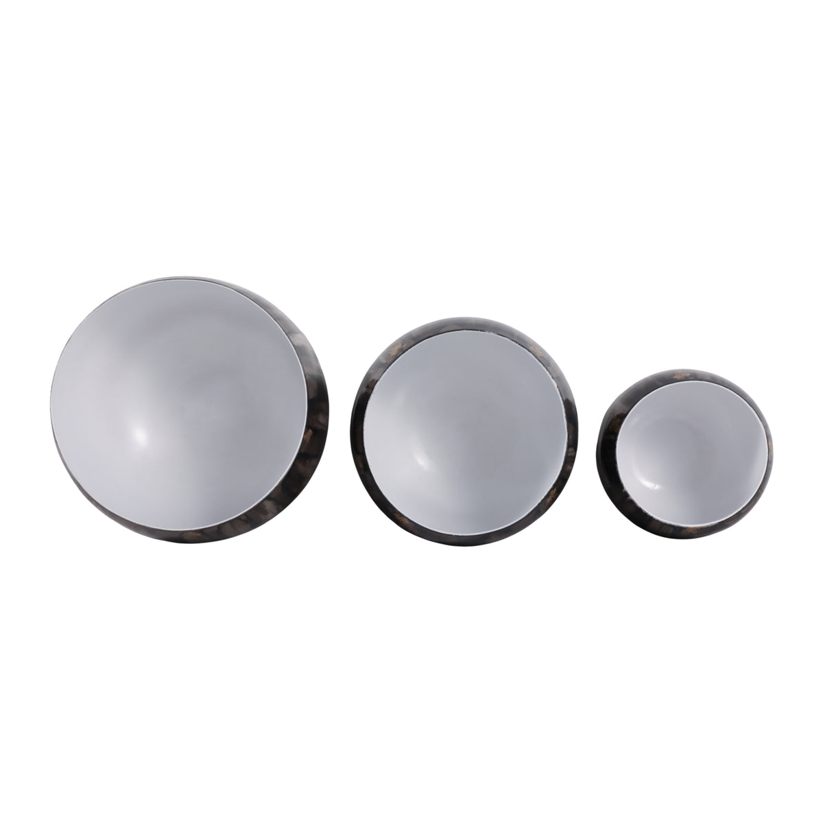 Jakewick Gray/Gold Planters (Set of 3)