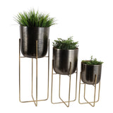 Skyecross Bronze/Gold Planters (Set of 3)