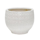 Tujunga White Tile Planters (Set of 3)