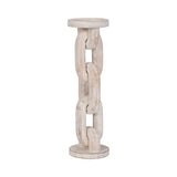 Carverburn White Candle Holder